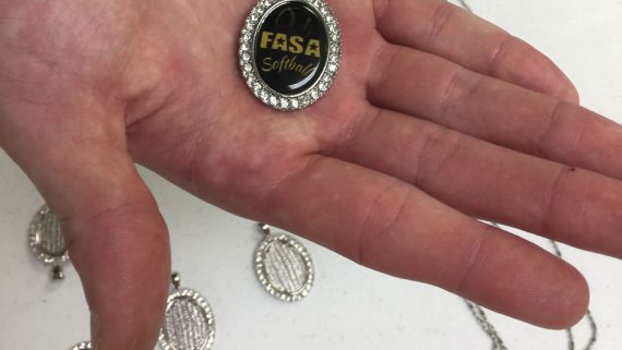 Custom Softball Charms for FASA Organization
