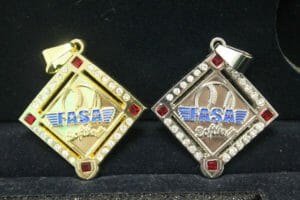 Custom Baseball Diamond Pendant