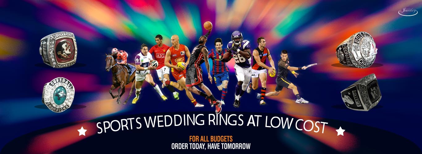 Sports Wedding Rings